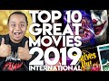#ZHAFVLOG - TOP 10 GREAT MOVIES 2019 (International) | Malaysia Movie Review