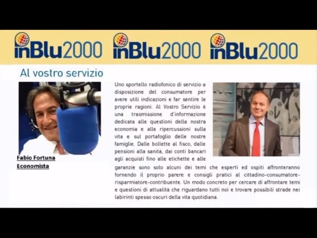 Fabio Fortuna ad Al vostro Servizio BTP VALORE di inBlu2000 del 08 05 2024
