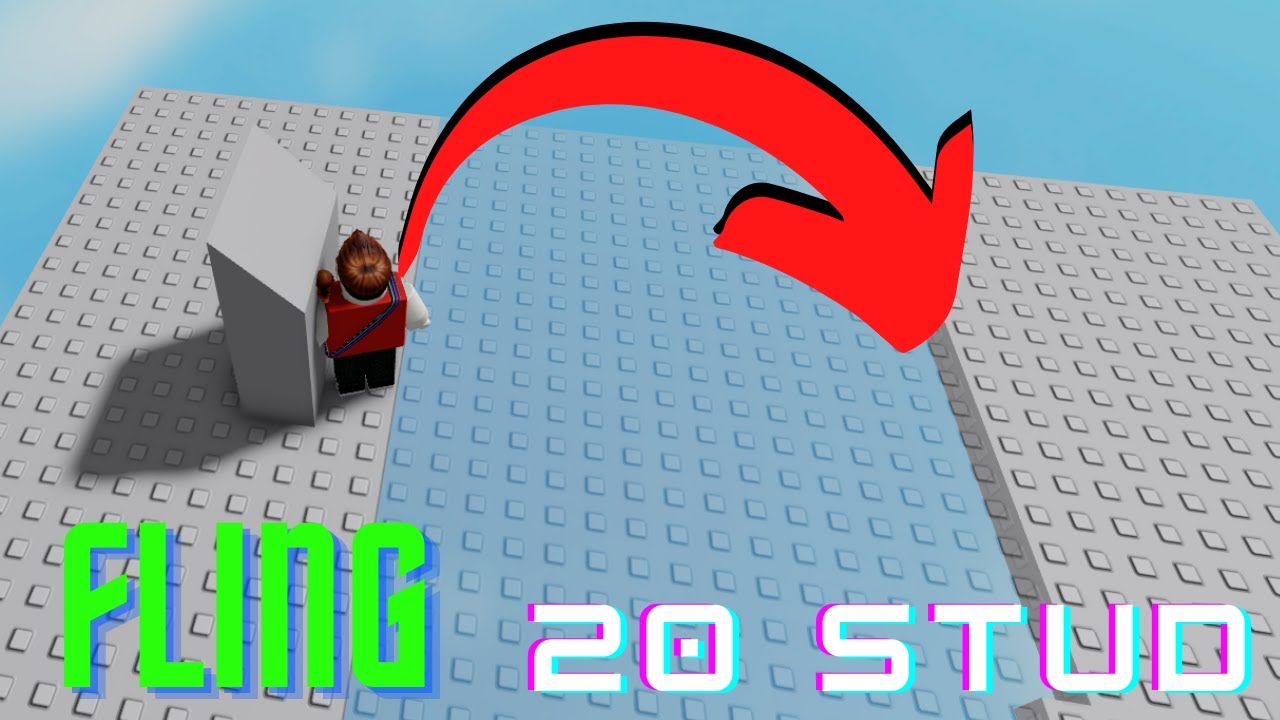 How To Fling New Method Roblox 20 Stud Long Jump Youtube - how to get the new roblox o stud