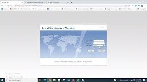 How to take Backup from Huawei BBU5900