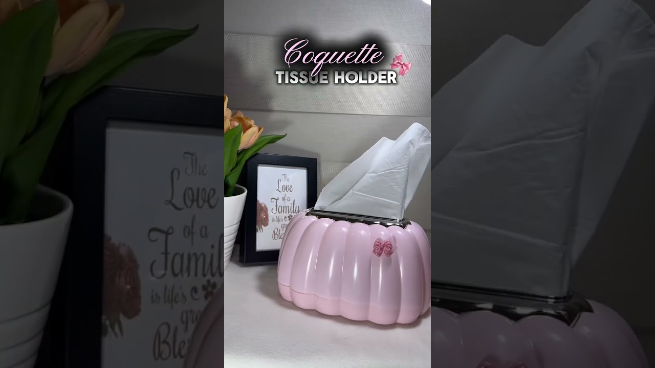 Cute and and aesthetic tissue holder 