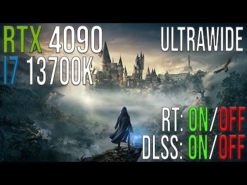 Hogwarts Legacy | RTX 4090 + I7 13700K | Ultra | RT & DLSS ON/OFF | Ultrawide 3440x1440