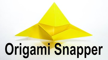 Origami Snapper Tutorial (Traditional)