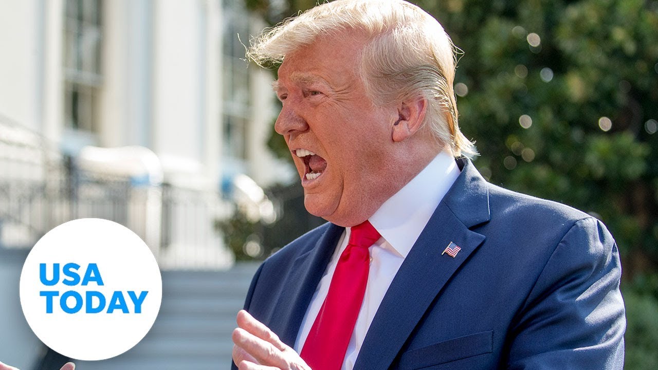 President Trump speaks at the White House before visiting Dayton and El Paso | USA TODAY