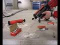 Hilti Chemical Bolt Installation