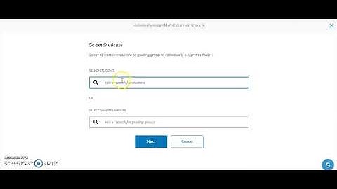 Schoology - Individually Assign Folders to Select Students/Groups of Students for Differentiation