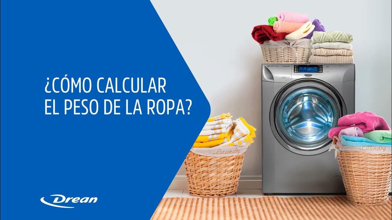 Cómo calcular el peso de la ropa? 