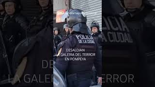 Desalojan La Galería del Terror en Pompeya. #policiadelaciudad #jorgemacri #desalojo #caba #policia