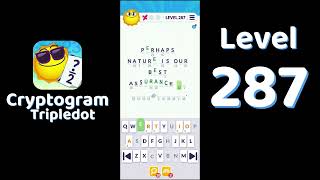 Cryptogram Tripledot Level 287 Answer | SolutionGuruji