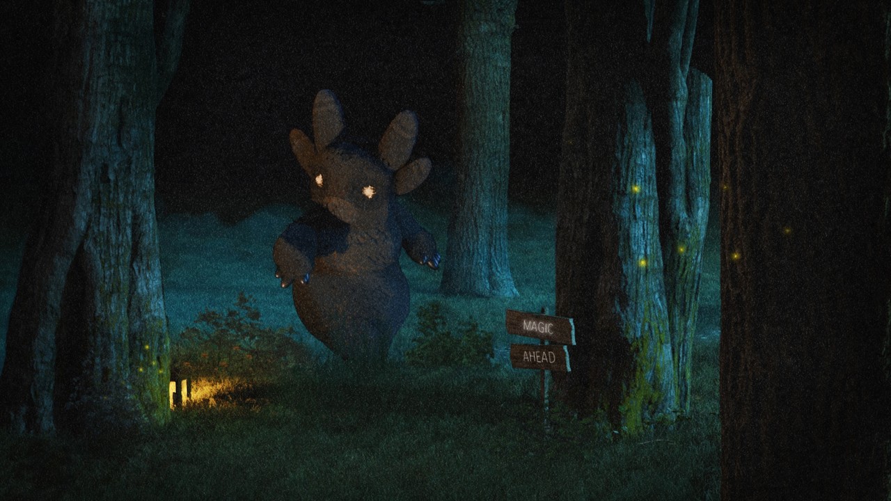 Mythical Forest Trail Cam | a relaxing ambience