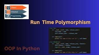 Run time Polymorphism In Python - Object-Oriented Programming