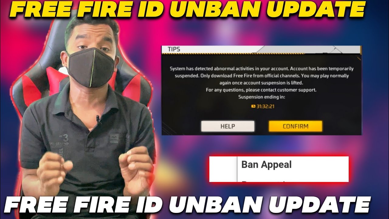 Free Fire id Unban in 2024 How to Unsuspend free fire account How