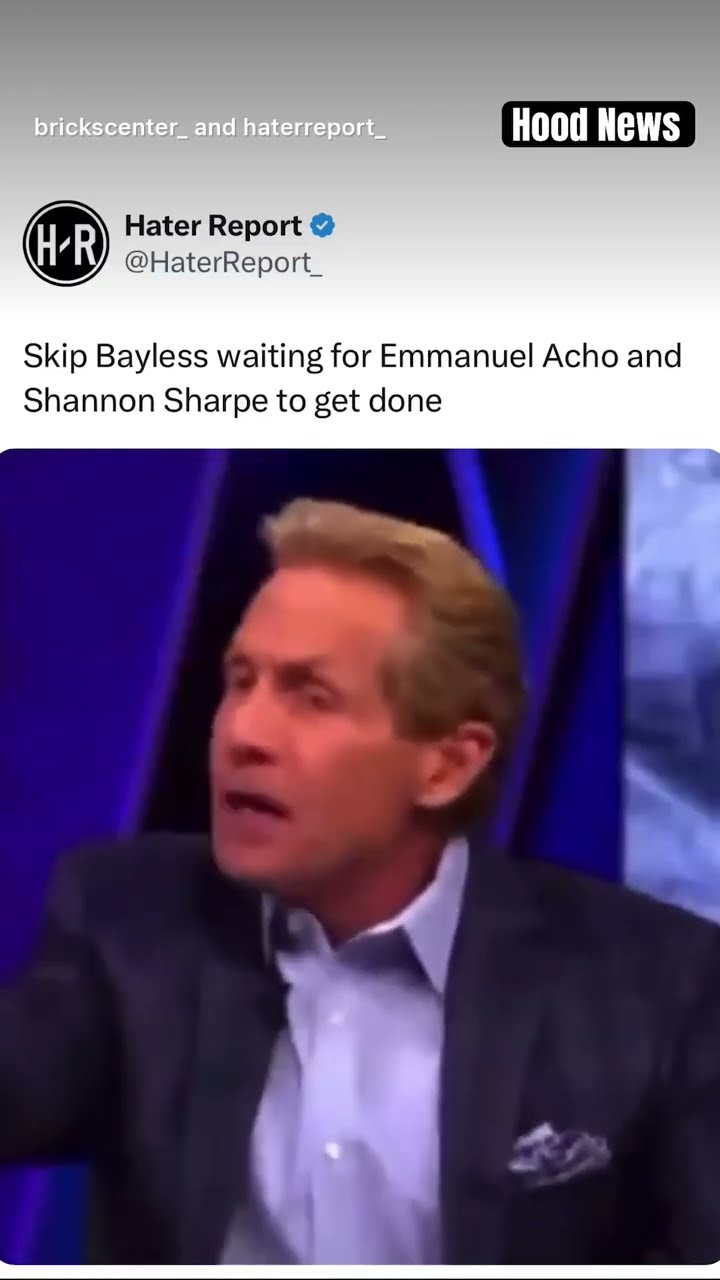 It’s my turn #hoodnews #skipbayless #shannonsharpe #funny #lol #shortvideo #sports #omg #how #wow #i