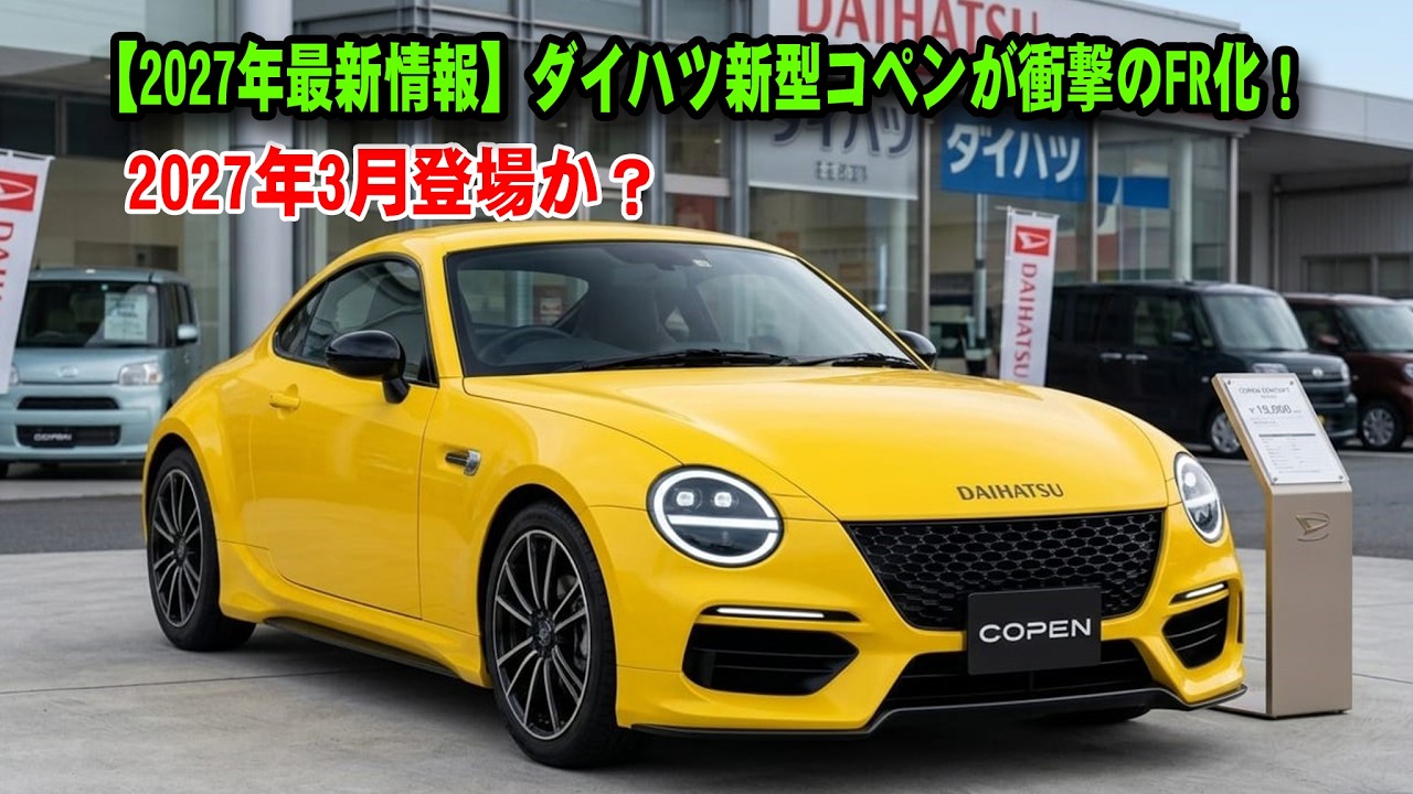 The All-New Daihatsu Copen: The Legendary Kei Sports Car Returns
