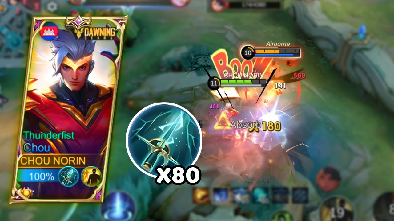 WFT!! CHOU ONE SHOT BUILD IS BROKEN | With Roam Direct Hit (You Can Try)