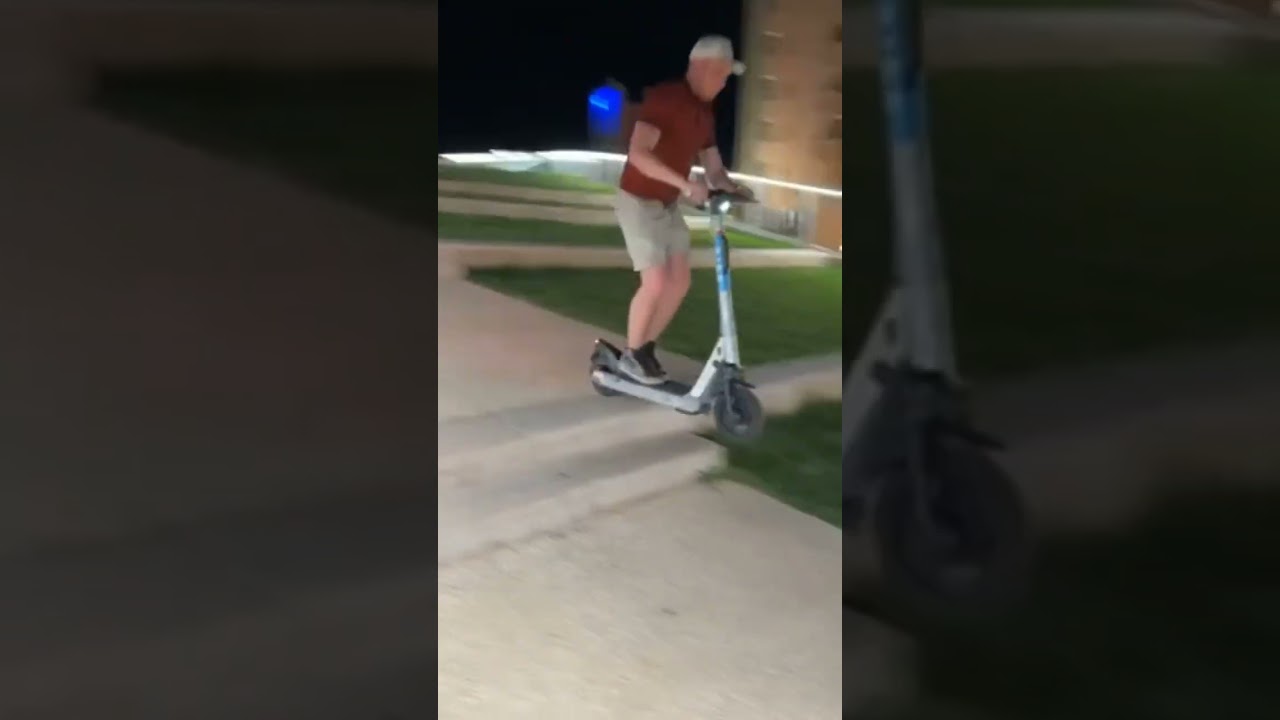 Scooter Riding Daredevil Completes Stunt With Epic Fail YouTube