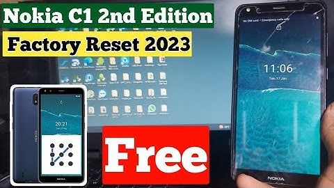 C1 Second edition hard reset Nokia c1 2nd edition Factory Reset no fastboot no test point no jtag