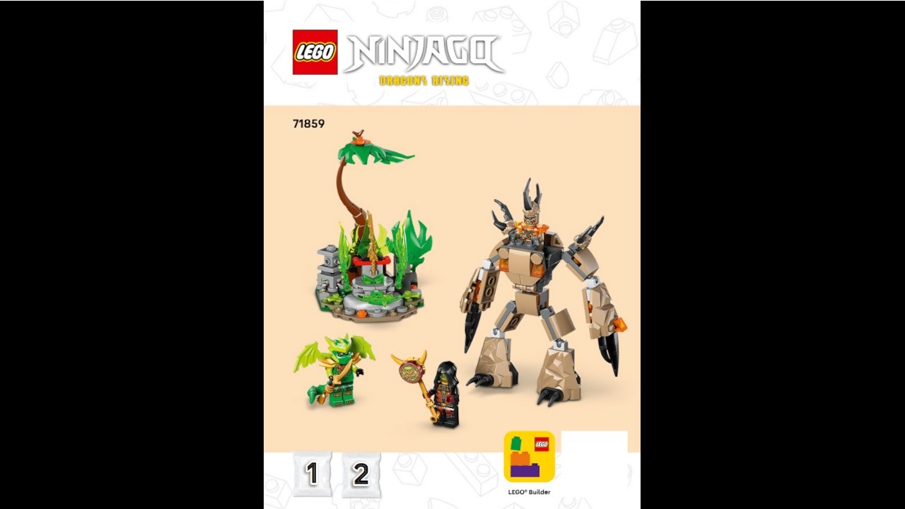 LEGO 71859 Instructions | NINJAGO | The Dragon of Life | Book 1
