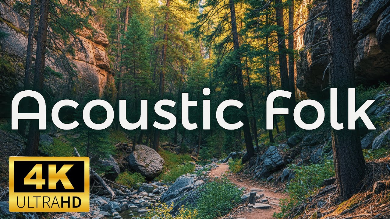 CANYON WHISPERS 🤫🌲 | an acoustic folk mix for a quiet escape (A 4K Mt. Charleston Hike)