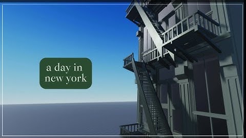 roblox studio speedbuild ⋅ a day in new york