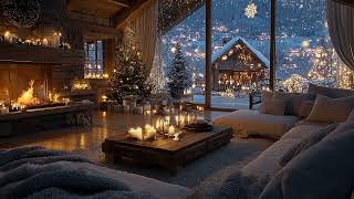 Relaxing Christmas Music 2025  Cozy Snowfall Ambience for Sleep & Holiday Calm