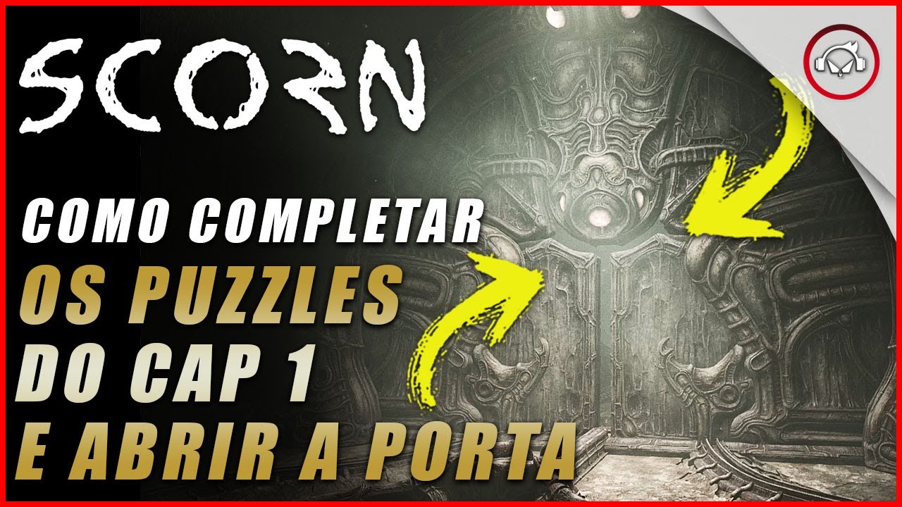 Miniatura do vídeo Scorn, Como completar os puzzles do cap 1-1 e abrir a porta Gigante | Super dica