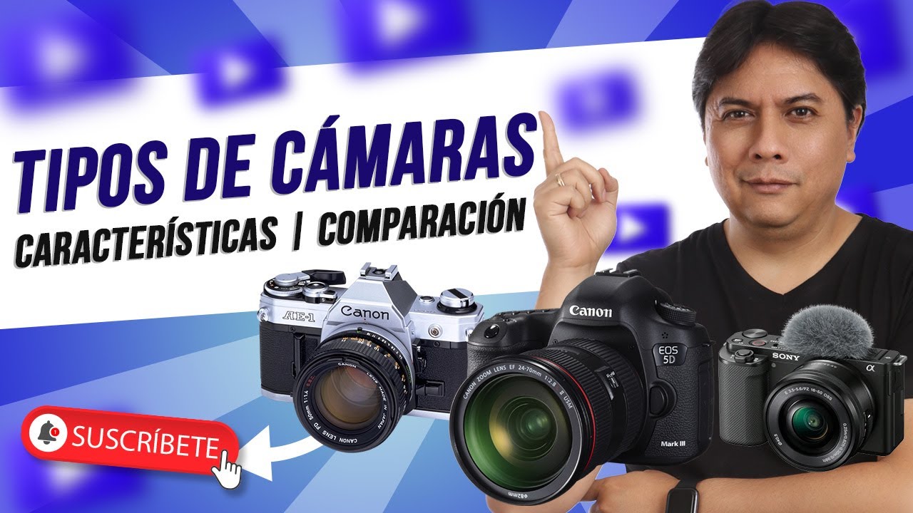 Tipos de cámaras fotográficas y características 📷