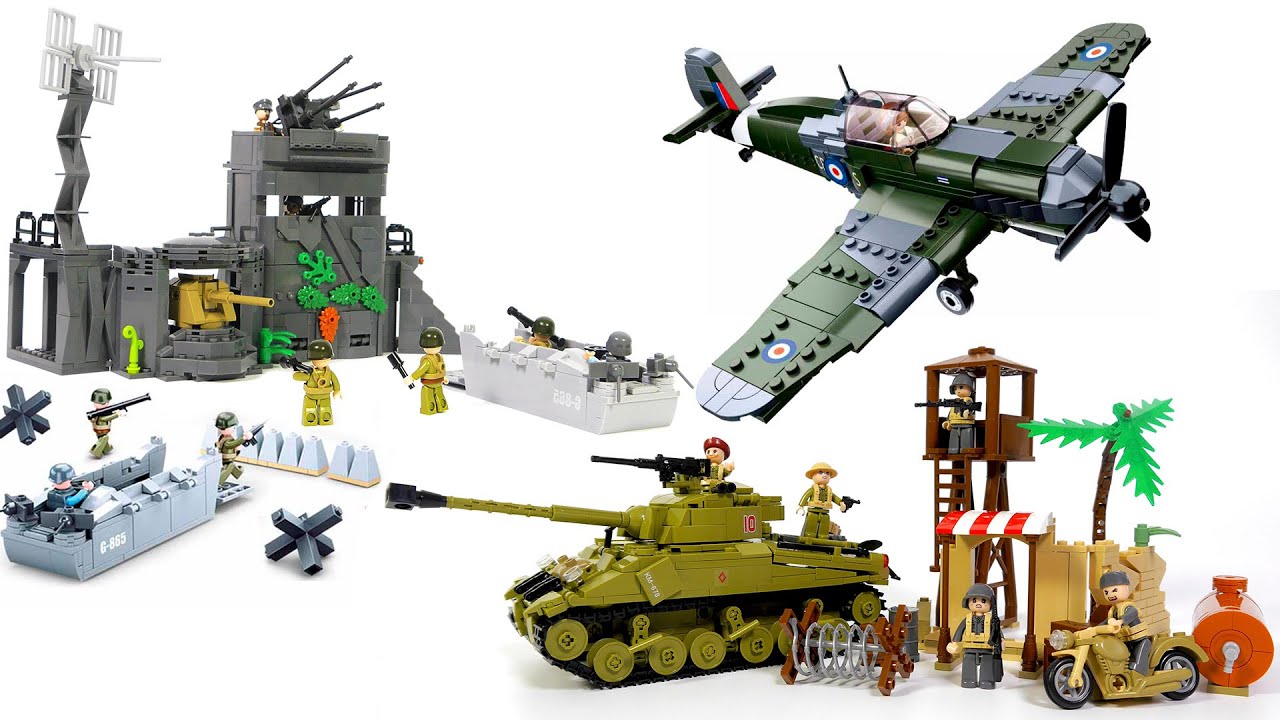 My BEST EVER Lego D-Day WW2 Build 