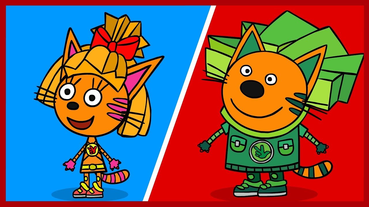 Что, если соединить Фиксики и Три Кота. - YouTube