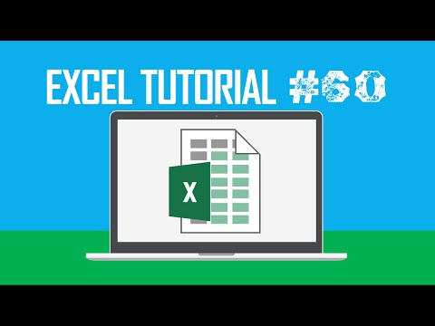 Excel Tutorial #60:  Unhide Rows (Ctrl + Shift + 9)