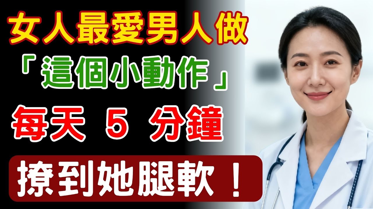 女人最愛男人「這個小動作」！做到位她主動黏上來，60歲照樣撩到她腿軟！