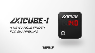 How Axicube-I Works. A New Angle Finder For Sharpening