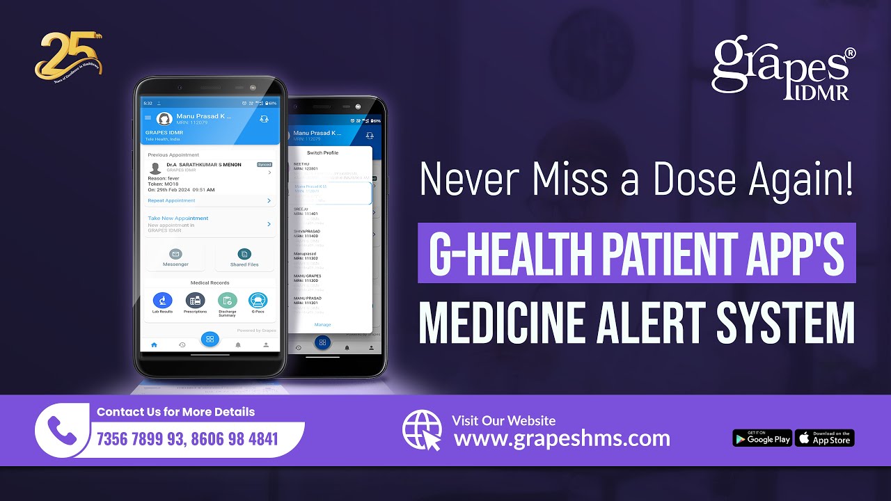 Never Miss a Dose Again! G-Health Patient App's Medicine Alert System ...