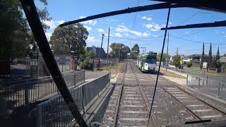 Driver's View Tram 82 Moonee Ponds to Footscray Melbourne