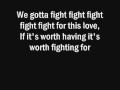 Cheryl Cole - Fight For This Love With Lyrics