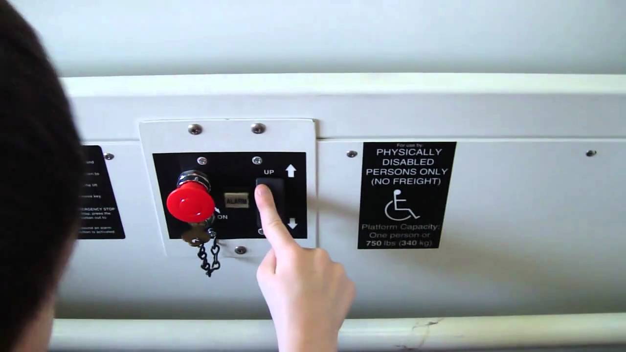 PorchLift Screw Drive elevator State Office Building Roanoke VA w