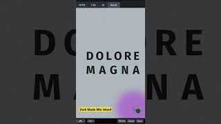 Dark mode mix-blend CSS #shorts #shortsfeed #htmlcss #darkmode #viral