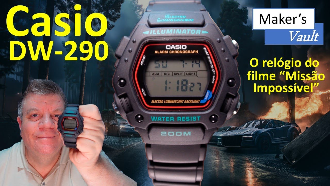 Casio DW-290: Missão Impossível - YouTube