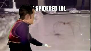 Robbie Rotten Hiding a Spider