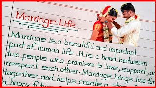 Marriage Life🔥Marriage Life Essay/Paragraph🔥Marriage Life Details/Information for Students 
