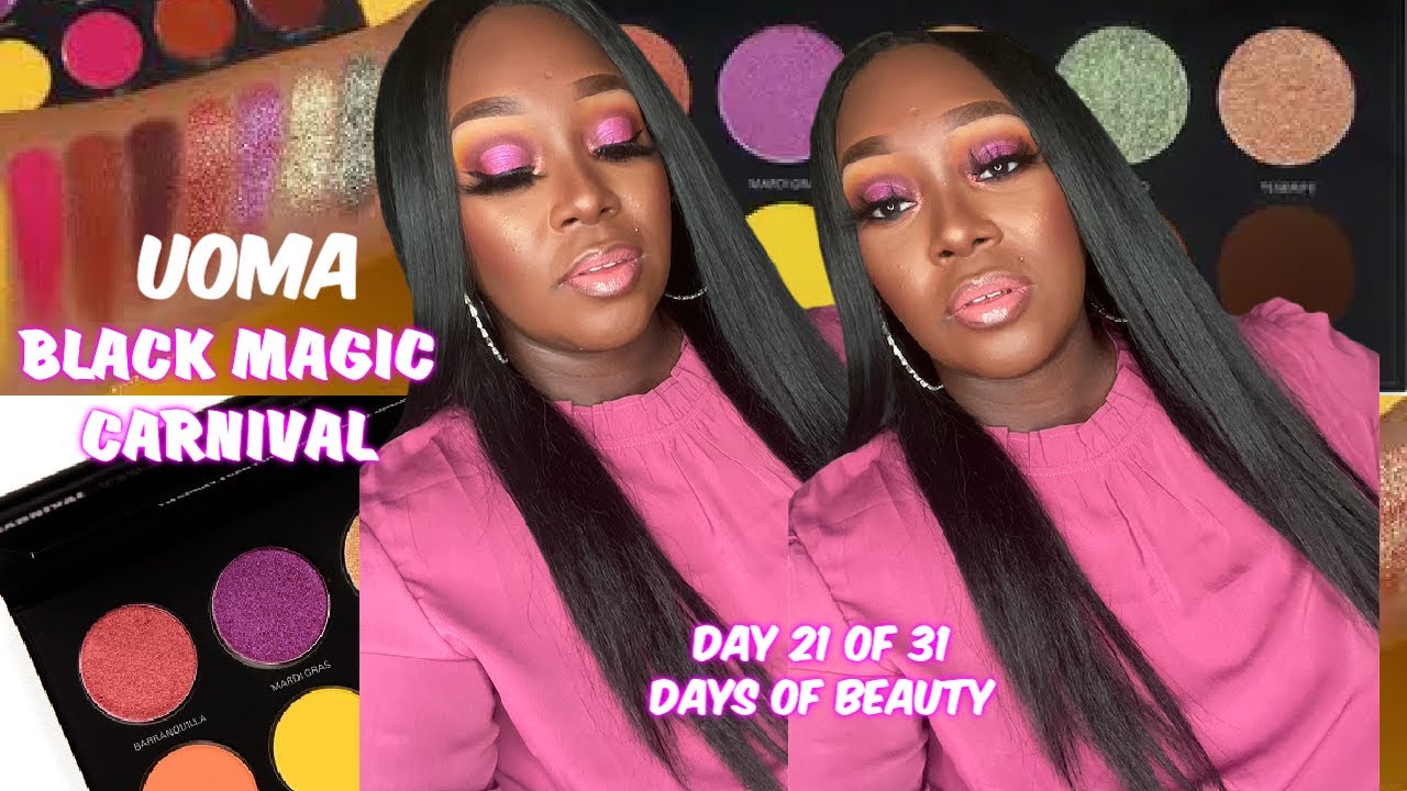 UOMA BLACK MAGIC CARNIVAL PALETTE DAY 21 OF 31 DAYS OF BEAUTY