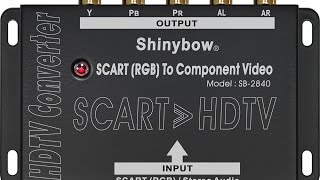 Shinybow Scart To Component Converter Review