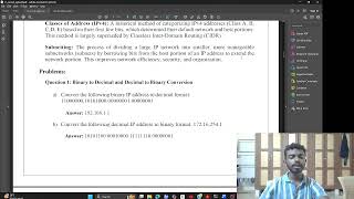 IP Addressing and Subnetting Explained | CN Lab Exercise 2 | Rajhavel V S