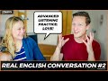 Advanced English Conversation Lesson #2: Love ❤️ (learn real English w/ subtitles)