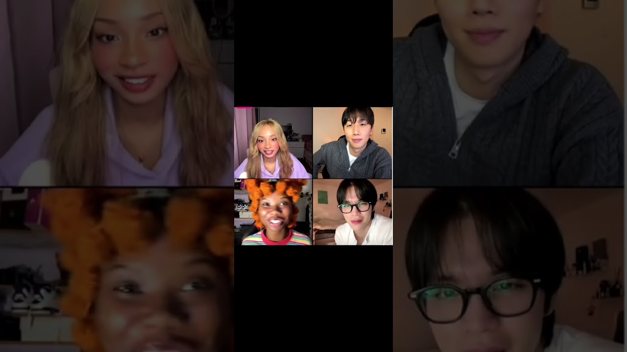 Queenie's today's live part5.. dating reality show with Ryan, Hyunwoo and June 🥺❤️.