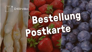 Postkarte Bestellanleitung Flyeralarm