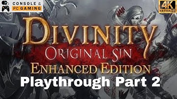 Divinity  Original Sin Enhanced Edition in 4K - No Commentary Playthrough Part 2