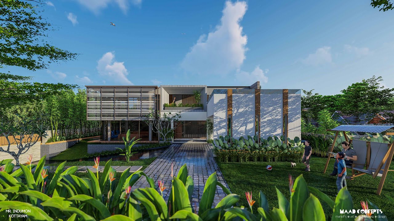 Modern luxury home at Kottayam, Kerala ! YouTube