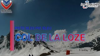 Piste du Pic Bleu et Blanchot- Méribel - Les 3 Vallées