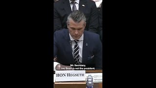 Hegseth gets into it with a lawmaker who asks if he believes if President Trump is mentally stable